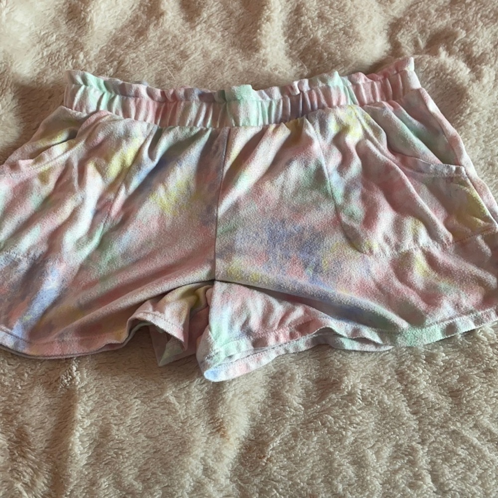 Tie dye shorts